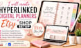 create hyperlinked digital planners and set up your etsy and shopify