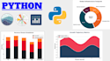 create python plots, visuals, charts, graphs, data visualization