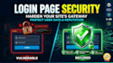 manually test your website login page for security vulnerabilities