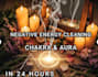 cast a distance healing cleansing spell to clear your aura
