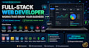 build a full stack responsive website with admin panel and database