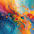 paint digital professional abstract art by hand