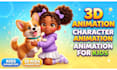 create 3d kids animation, character animation, kids animation