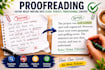 proofread and edit your english writing