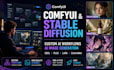 create comfy UI workflows, stable diffusion ai images and lora art