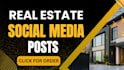 design modern realtor social media posts