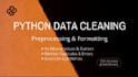 clean and preprocess your messy data using python pandas and numpy