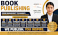 publish your book on amazon KDP and barnes and noble