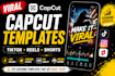 do custom editable capcut video templates for tiktok and reels