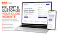 fix, edit, and customize your duda website modifications