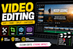 edit your videos with cuts, trims, splits professionally