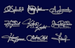 do luxury handwritten signature cursive autograph photography scripted logo