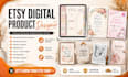 design editable canva templates for etsy digital invitations