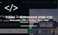 code your figma design into responsive HTML CSS