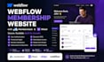 build a webflow membership website with memberstack and wized