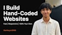 build a hand coded, fast loading website for your small business