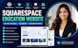 build squarespace online course website education website academy website