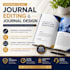 create a custom journal design for amazon KDP