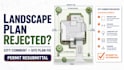 fix landscape permit comments and revise your site plan
