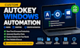 create custom autokey, windows automation, macro, scripting, desktop automation