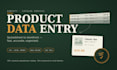 do shopify product data entry and listing upload