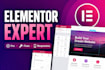fix elementor website issues and customize elementor pro