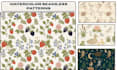 design watercolor seamless repeat patterns for products