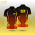 design team and company jerseys with editable PSD and tiff files
