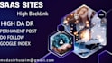 build high authority white hat backlinks for saas websites