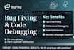debug and fix errors in your code
