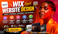 do wix website design wix website redesign wix business website wix development