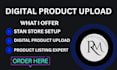 setup stan store and upload digital products