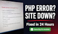 fix php issues and debug php code errors