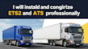 install and confidureb ets2 and ats mods professionally