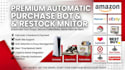develop a high speed checkout  and auto purchase bot