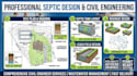 design septic tank layout and site drainage plan
