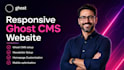 build ghost cms website clone ghost website cms ghost blog newsletter