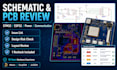 review your stm32 or esp32 schematic and pcb before fabrication