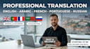 translate professionally in multiple languages