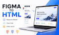 convert figma to responsive HTML CSS website