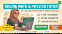 teach mathematics and physics online