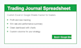 create a custom trading journal spreadsheet