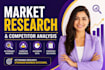 do market research, competitor analysis and business plans