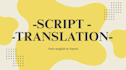 write the best script depending of your needs