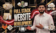 develop custom full stack website with frontend backend and database
