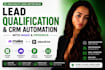 automate lead qualification using make and pipedrive