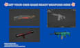 do printable 3d cosplay gun 3d firearm stl armor accessories props