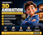 design modern 3d animation website and cinematic 3d web animations