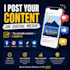 post and schedule content on all social media platforms