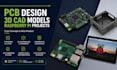 design pcb layouts, 3d cad models, and raspberry pi projects